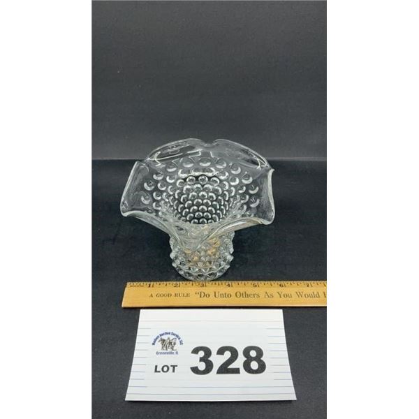 DUNCAN-MILLER HOBNAIL VASE 4 1/2 TALL