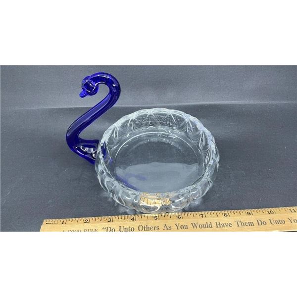 JANICE SWAN ROUND, BLUE