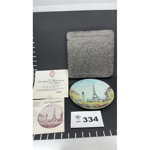 La TOUR EIFFEL PLATE
