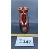 Image 1 : ROYAL HAEGER 8.5 in BROWN DRIP GLAZE VASE
