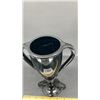Image 2 : FOSTORIA 1920 TUT VASE, BLACK. 9 INCHES TALL