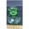 Image 2 : DEPRESSION GLASS CANDLE HOLDER 1931