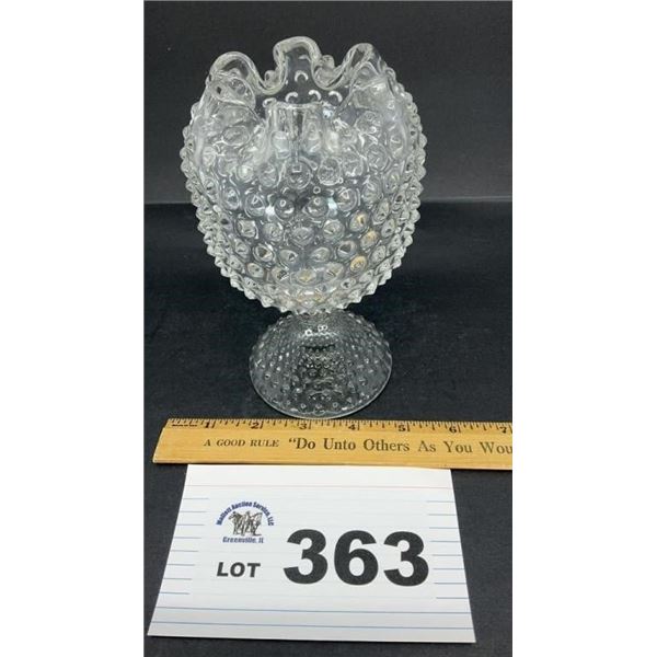 HOBNAIL ROSE BOWL, 7 INCHES TALL