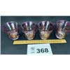 Image 1 : 4 CULVER DRINKING GLASSES