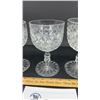 Image 2 : MCKEE GLASS CO. FINECUTBLOCK GOBLETS 3