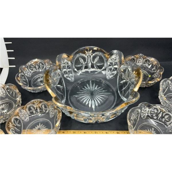 NEW MARTINSVILLE LEAF AND STAR BOWLS