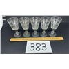 Image 1 : 5 EAPG WINE GLASSES, 4 INCHES TALL