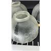 Image 1 : 4 FROSTED GLASS SHADES/ SCONCE 4 1/2 INCHES TALL