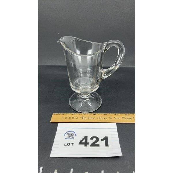 EAPG FOOTED CREAMER PITCHER
