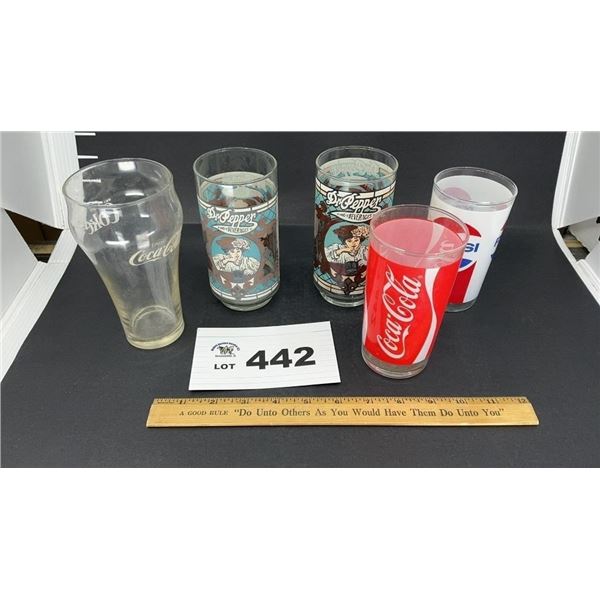 BEVERAGE  ADVERTISING GLASSES