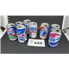 Image 1 : VINTAGE HOLIDAY PEPSI CANS