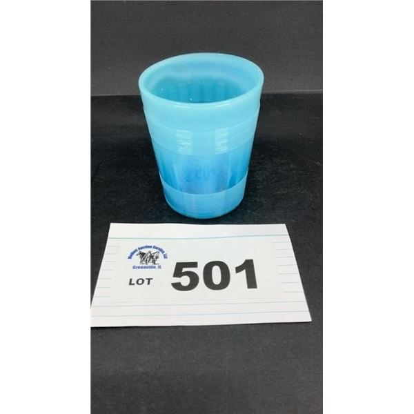 FROSTED BLUE TUMBLER