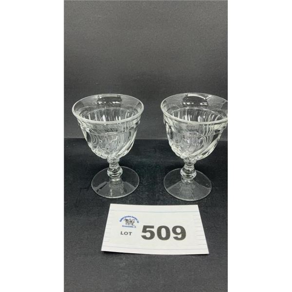 HEISEY? DUNCAN MILLER? GOBLETS 2