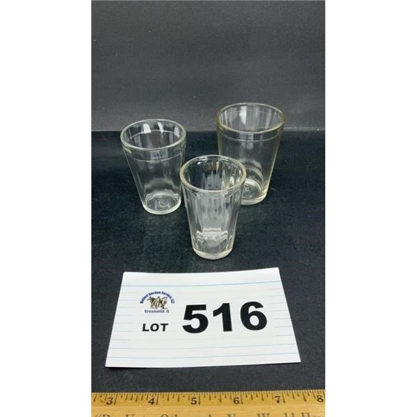 HAZEL ATLAS JUICE GLASSES 3