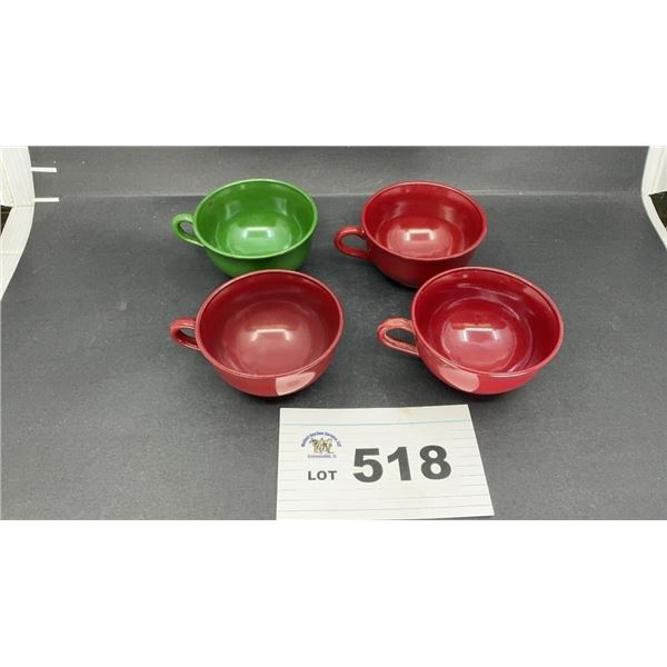 HAZEL ATLAS  MONOTONE CUPS