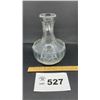 Image 1 : HEISEY GLASS CONTINENTAL WATER BOTTLE 8 inches