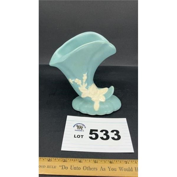 WELLER 6.5 inch HORN VASE