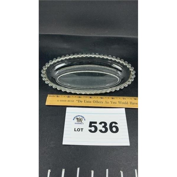 IMPERIAL GLASS " CANDLEWICK" TRAY