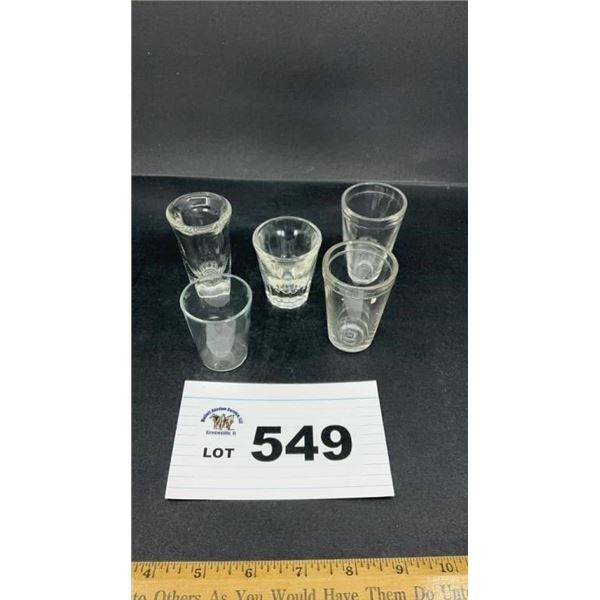 HAZEL ATLAS SHOT GLASSES