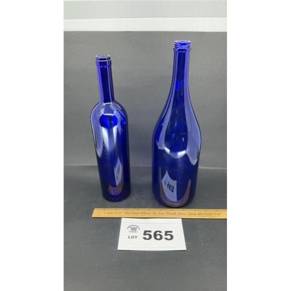 BLUE BOTTLES 10 & 14 inch