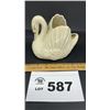 Image 1 : UNMARKED 5 inch SWAN PLANTER