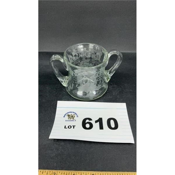 ETCHED SUGAR BOWL