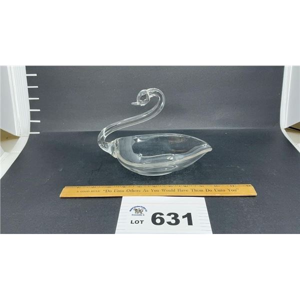 DUNCAN MILLER SWAN 6 INCHES TALL