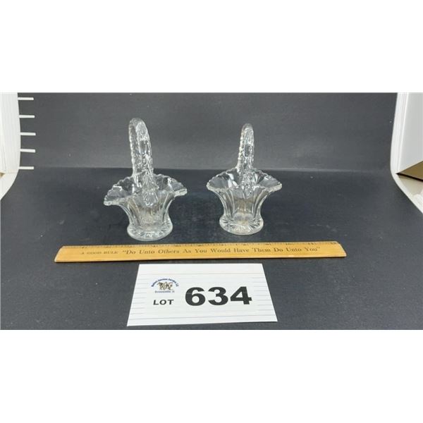 DUNCAN MILLER GLASS BASKETS