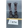 Image 1 : AVON CAPE COD CANDLE STICKS, 9 INCHES TALL