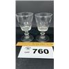 Image 1 : WINE GLASSES, THUMB PRINT