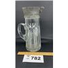 Image 1 : DUNCAN MILLER MARTI GRAS PITCHER, 12 INCHES TALL