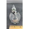 Image 3 : IMPERIAL GLASS CANDLEWICK SALT AND PEPPER SHAKERS