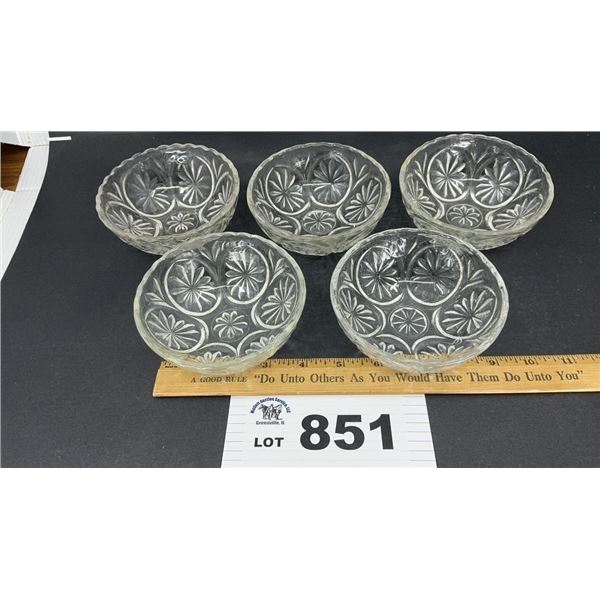 INDIANA GLASS BERRY BOWLS