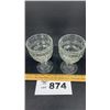 Image 1 : FOSTORIA GLASS CO.  HERMATUBE GOBLETS