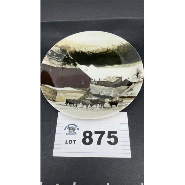 ANDREW WYETH PLATE