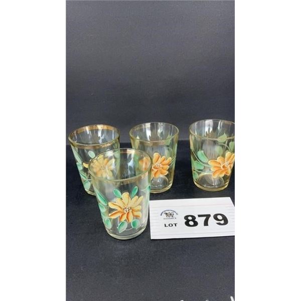 HANDPAINTED VINTAGE TUMBLERS