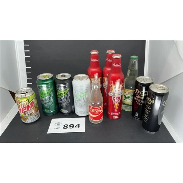 ASSORTED BOTTLES, FRENCH LANGUAGE COCA COLA BOTTLE