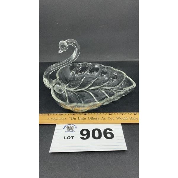 DUNCAN MILLER 6 inch SYLVAN GLASS SWAN
