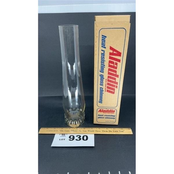 ALLADIN CHIMNEY. NIB 13 inches tall