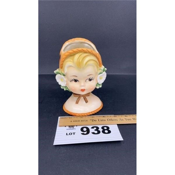 LADIES HEAD 6 inches tall