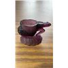 Image 3 : VINTAGE 1880 AMETHYST FROG OPEN SALT DIP  3