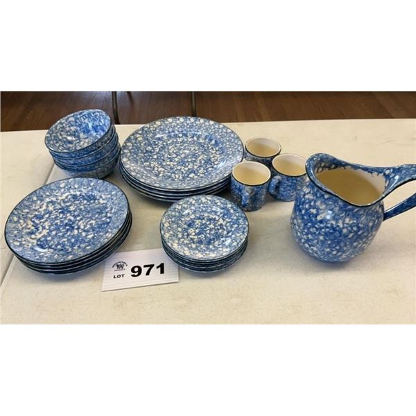 HAND PAINTED STANGL SERVING SET