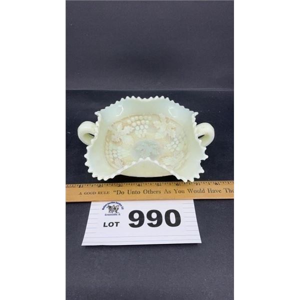 NORTWOOD GRAPE & CABLE STIPPLED BONBON DISH