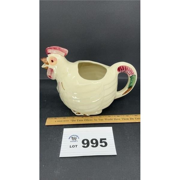 SHAWNEE CHANTICLEER ROASTER PITCHER 7.5 inches