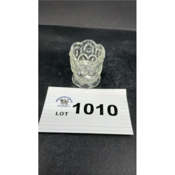 CLEAR MOON & STARS TOOTHPICK HOLDER