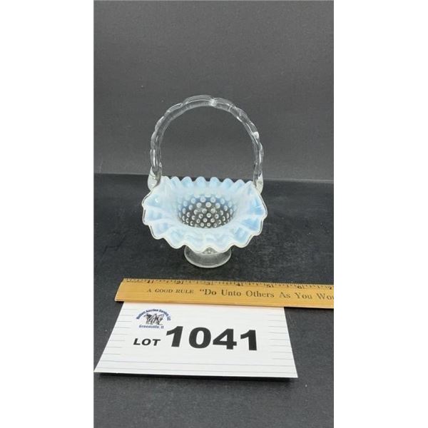 FENTON HOBNAIL BASKET 5 inches