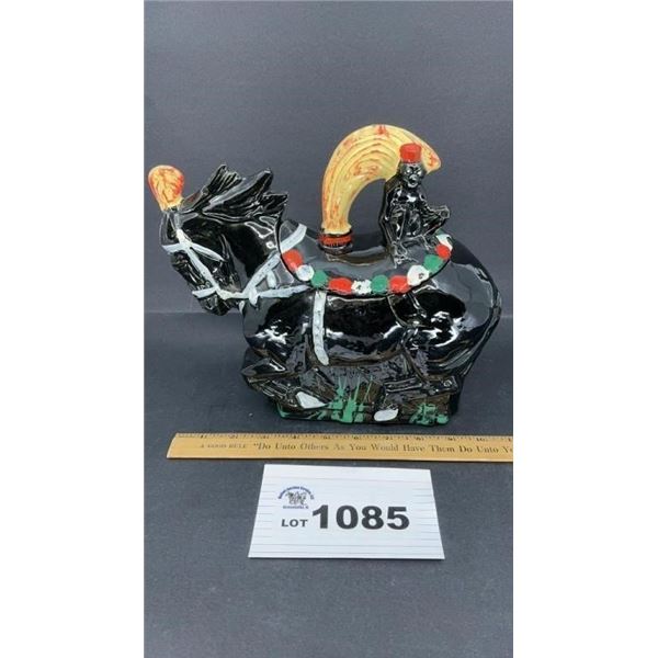 VINTAGE McCOY CIRCUS HORSE COOKIE JAR 9.5 inches