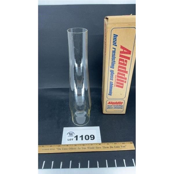 ALADDIN 13 inch OIL LAMP CHIMNEY NIB