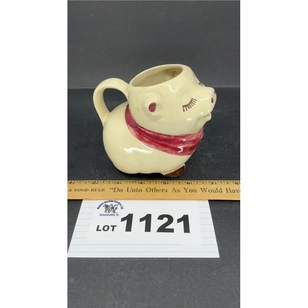 SHAWNEE POTTERY SMILEY PIG CREAMER