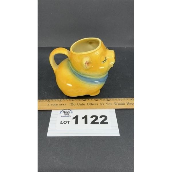 SHAWNEE POTTERY SMILEY PIG CREAMER